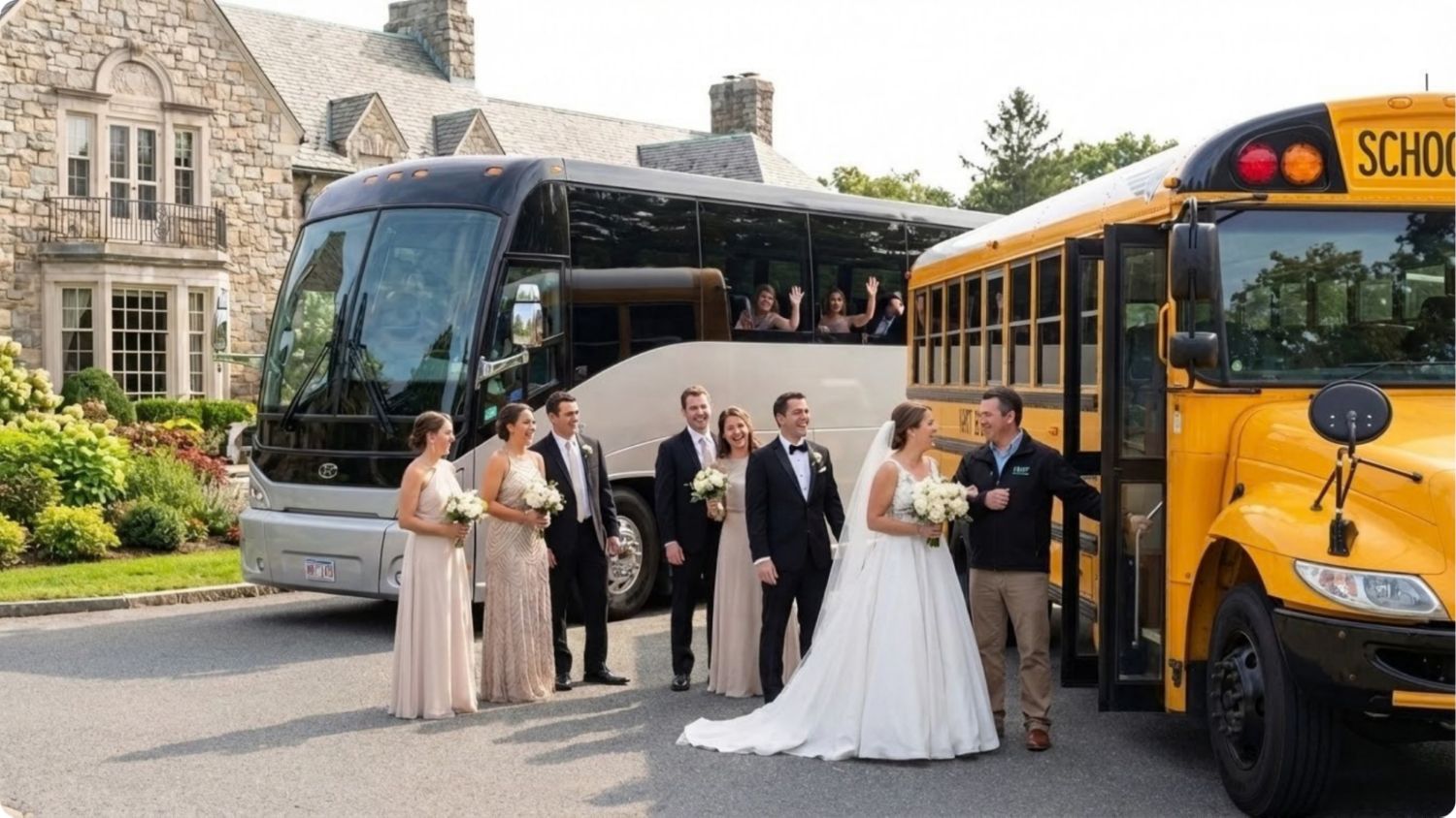 Wedding Shuttle Transportation